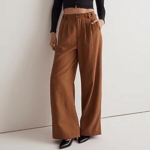 Madewell Harlow Tan Wide Leg Pant Sz 2